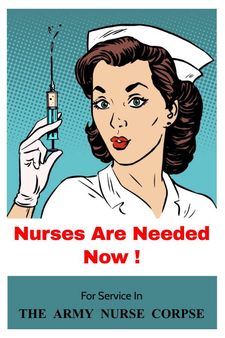 copy of nurses needed poster template postermywall