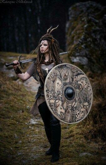 Larp Female Shield Maiden Viking Shield Maiden Larp