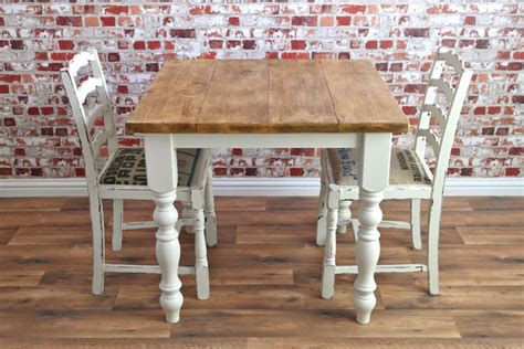 square   seater rustic reclaimed dining set