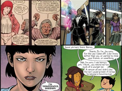 the complete history of transgender characters in american comic books