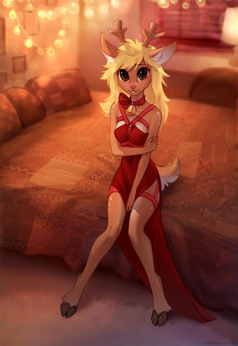 rule 34 2019 5 fingers anthro antlers bed bell biped blonde hair bow