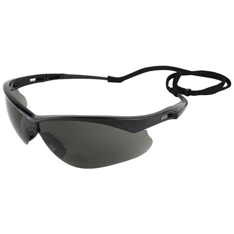 jackson nemesis rx bifocal safety sunglasses smoke lens 1 50 to 2 50