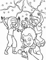 Coloring Kids Group January Year Pages Countdown Waiting Sheets Color Dari Disimpan Kidsplaycolor sketch template