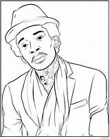 Coloring Book Drawing Interview Drawings Books Rapper Bun Rap Creators Shea Serrano Frank151 Choose Board sketch template