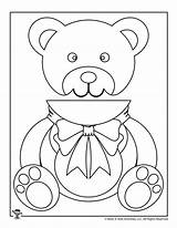 Puppets Puppet Bear Valentines Woojr sketch template