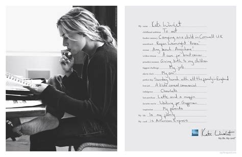 kate winslet  american express annie leibovitz american express