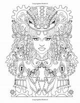 Coloring Pages Choose Board Steampunk sketch template