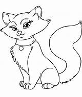Kitten Coloring Pages Kids Printable sketch template