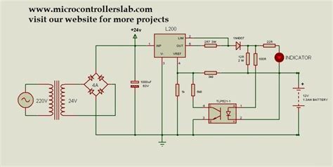 volt ah battery charger circuit diagram