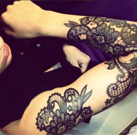 Awesome Feminine Tattoo On Full Sleeve Tattoo Designs Tattoo Pictures