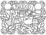 Zoo Coloring Pages Printable Animal Sheets Colouring Stephen Joseph Animals Kids Print Preschool Coloringbay Cute Book Visit Adult Gifts Choose sketch template