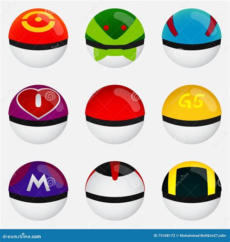 pokeballs cartoons illustrations vector stock images  pictures