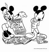 Coloring Pages Disney Mouse Minnie Mickey Color Kids Printable Cartoon Para Colorear Book Mikey Sheets Found sketch template