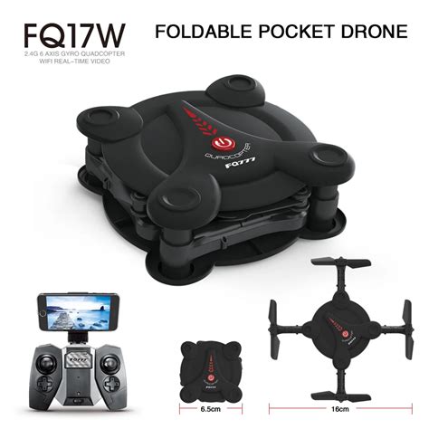knl hobby fqw foldable pocket aerial drone mini folding quadcopter rc piloted   axis gyro