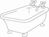 Coloring Bathtub Pages Designlooter Post 79kb 489px sketch template