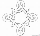 Celtic Knot Coloring Pages Pattern Printable Lettering Color Kids Pyrography Google sketch template
