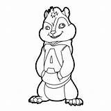 Alvin Chipmunks Coloring Pages Books sketch template