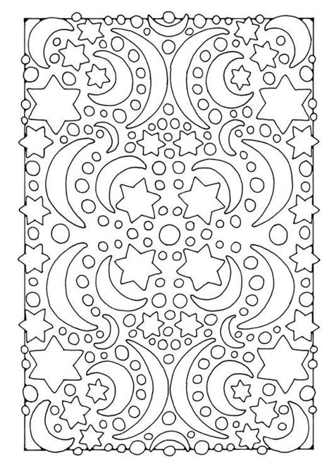 coloring page night moon  stars img  silhouette cameo