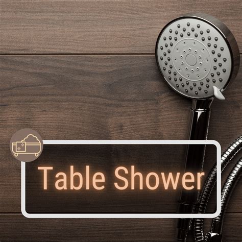 everything you should know about table shower massage