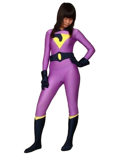 lycra spandex the wonder twins jayna costume for halloween and cosplay