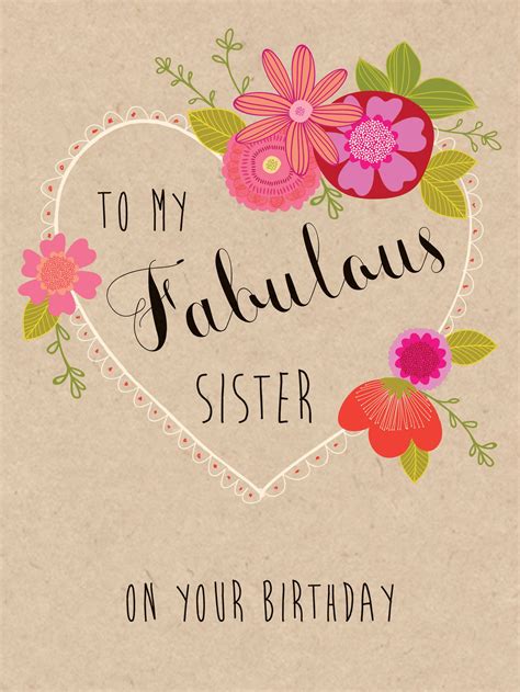 pin  kimberly ann  greeting cards happy birthday sister happy