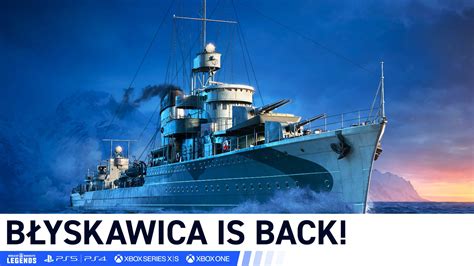 world  warships legends  twitter   time fan fav   blyskawica