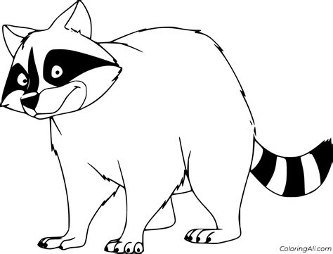 raccoon coloring pages   printables coloringall