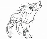 Wolf Coloring Pages Getdrawings Red sketch template