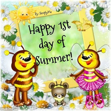 happy st day  summer bee graphic pictures   images