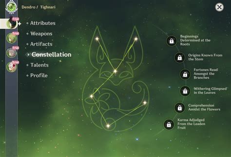 genshin impact tighnari constellation guide gameranx