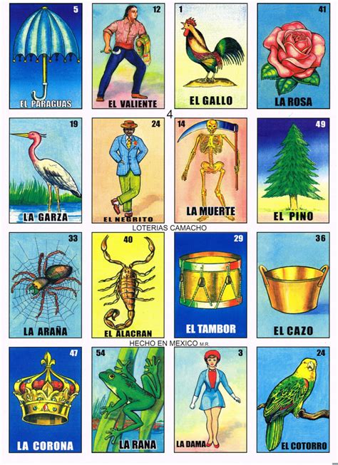 printable loteria game cards printable card free