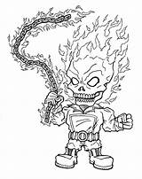 Ghost Rider Coloring Pages Mini Drawing Printable Lego Inked Color Boys Template Sketch Getdrawings Deviantart Kids Superheroes sketch template