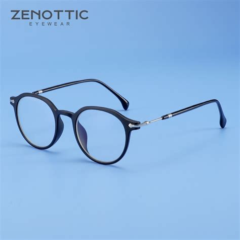 zenottic vintage acetate round glasses frame men women luxury brand