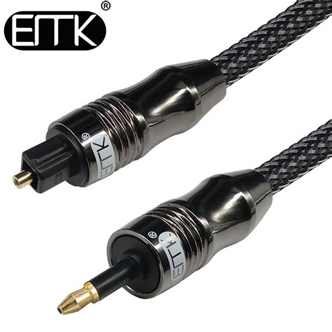 emk mini toslink cable spdif mini optical cable toslink   optical audio cable