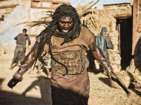 Character Poster For Dreadlocked Nonso Anozie As Samson In 10 Part