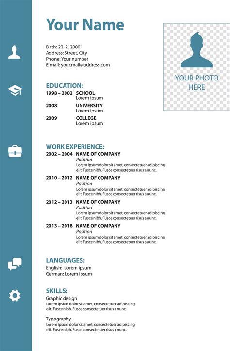 blank resume forms  printable resume templates ibuzzle