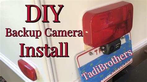 tadibrothers diy backup camera install youtube