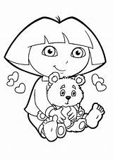 Coloring Pages Dora Getdrawings Easter sketch template