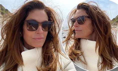 cindy crawford 55 showcases her timeless beauty as she poses for