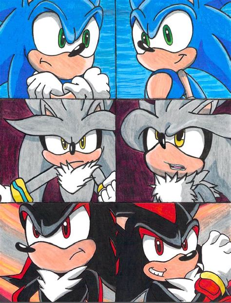 Sonic Shadow And Silver From Sonic X By Segafan1998 On