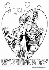 Coloring Batman Pages Catwoman Valentines Superhero Color Valentine Spiderman Maatjes Print Cliparts Happy Printable Kids Colouring Hulk Mary Getcolorings Lois sketch template