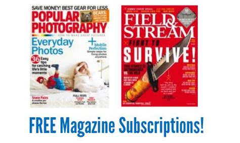 popular photography  field stream subscription southern savers