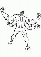 Coloring Pages Ben Arms Four Alien Strongest Pitch Perfect Print Ben10 Clipart Color Library Getcolorings Printable Mainstream sketch template