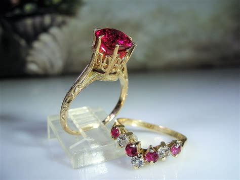 Reserved For Bella 1st Payment Victorian Bridal Rings Etsy Diamond