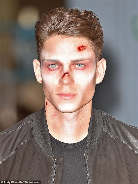 joey essex arrives in a zombie like state for morning television daily mail online