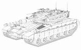 Merkava Tankporn sketch template