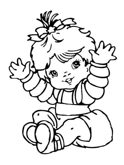 newborn baby girl coloring pages    collection  cute baby