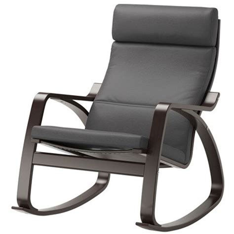 ikea rocking chair black brown finnsta gray  walmartcom