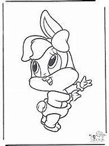 Bugs Tunes Looney Bunnies Ausmalbilder Kaninchen Konijntje Fargelegg Jetztmalen Drawing Coniglietto Tiere Dieren Nukleuren Colorir Mellos Babs Colorare Hasen Babys sketch template