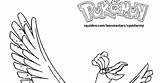 Coloring Ho Oh Pokemon Pages Template sketch template